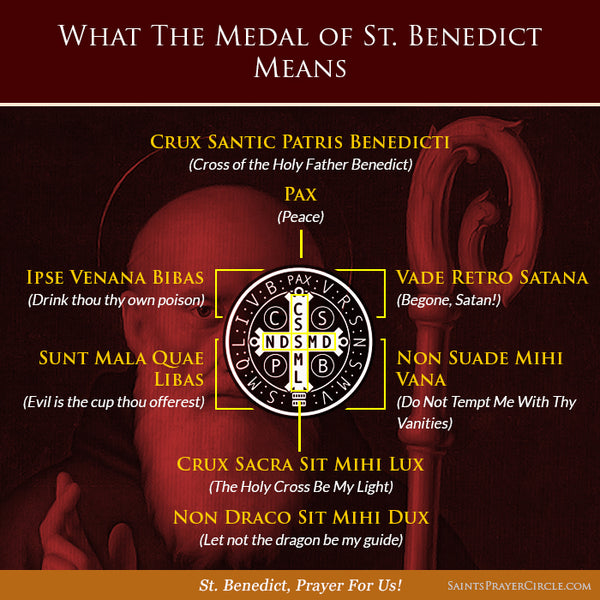St. Benedict's Medal Holy Medal for Protection, Miracles & Blessings