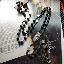 Our Lady of Guadalupe Rosary - Black Beads