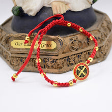 St. Benedict Wealth Bracelet (Red Thread)