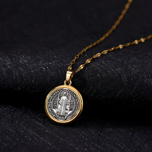 Saint Benedict Guardian Medal Necklace