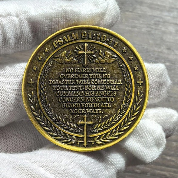 St. Michael Gold Coin - Archangel Protection Token