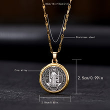 Saint Benedict Guardian Medal Necklace