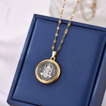 Saint Benedict Guardian Medal Necklace