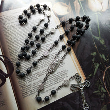 Our Lady of Guadalupe Rosary - Black Beads
