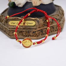 St. Benedict Wealth Bracelet (Red Thread)