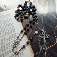 Our Lady of Guadalupe Rosary - Black Beads