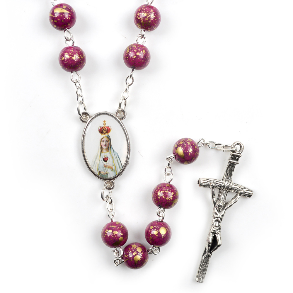 Our Lady of Fatima Purple Rosary