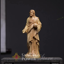 Hand Carved Sacred Heart of Jesus Altar Display