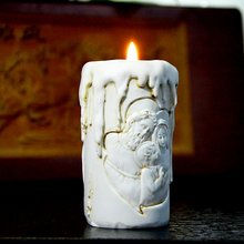 Holy Family Melted Wax Candle Holder