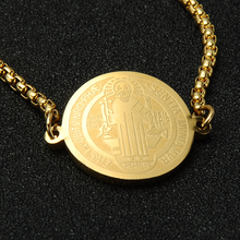 St. Benedict Stainless Steel Bracelet (Adjustable)