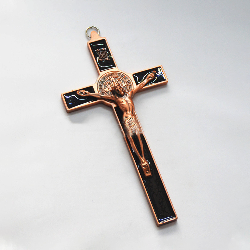 Vintage Crucifix with St. Benedict Medal