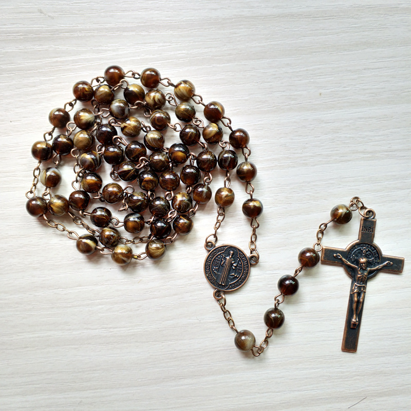 Vintage St. Benedict Cross Rosary